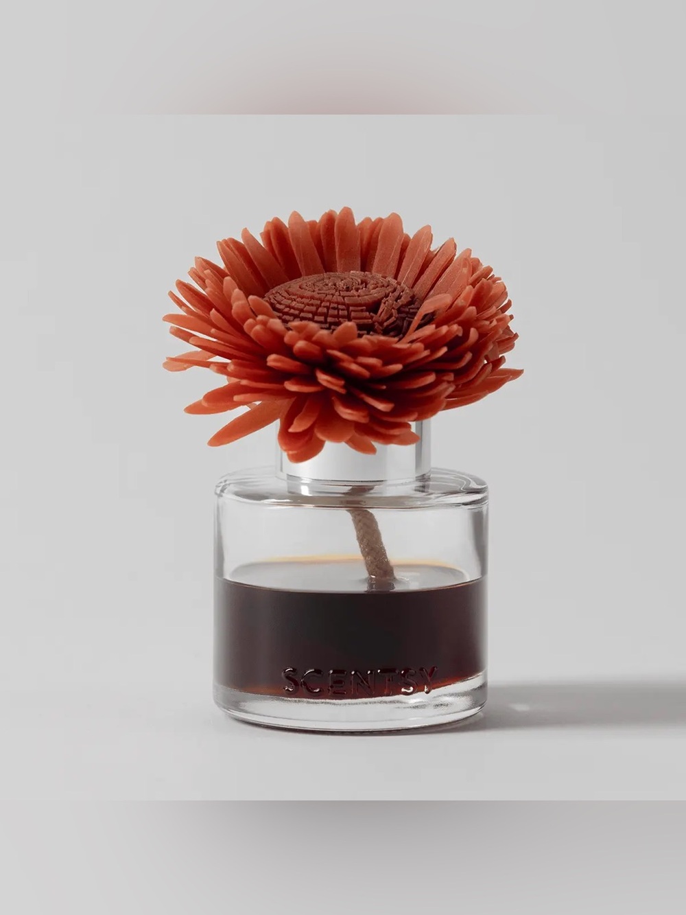 NWT Scentsy Wild Cherry Fire - Stunning Sunflower Fragrance Flower